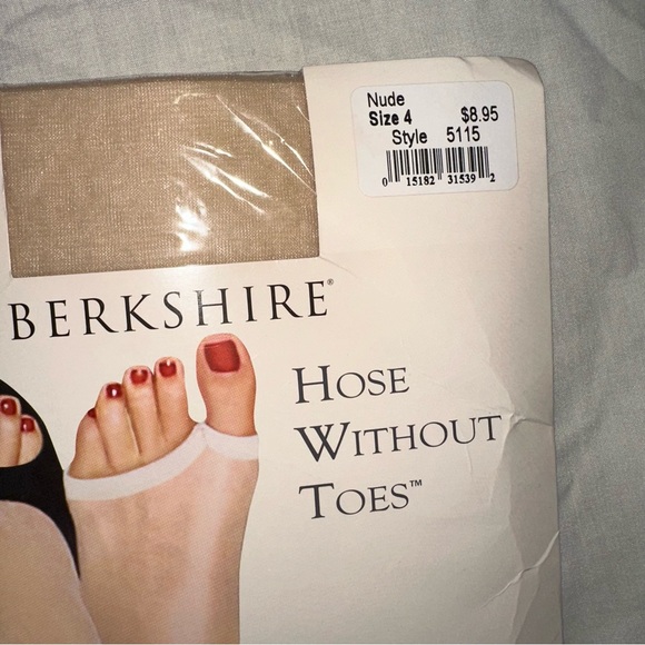 Vintage Berkshire Toeless Ultra Sheer Pantyhose - Nude - Picture 6 of 13